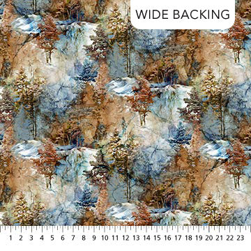 Highland View Backing Blue Multi 108"