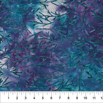 Twiggy Batik Wide Backing Blue/Purple 3 yds x 108"