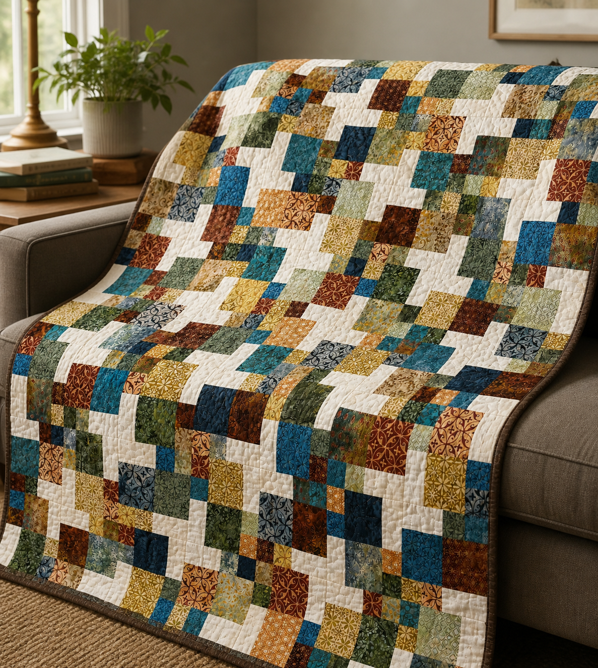 Peanut Butter Pinwheels Kit 56.5" x 64.5"