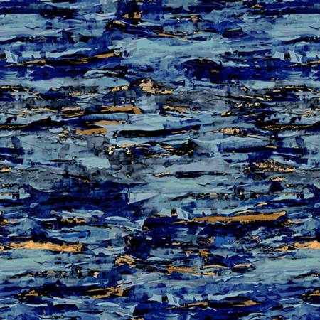 Blue Digital Cuddle Abstract 60"