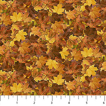 Naturescaes Wilderness Packed Leaves Rust