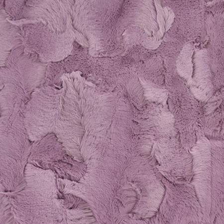 Luxe Cuddle Hide Embossed Elderberry 60"