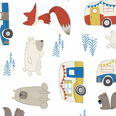 Snow Let'S Go Camping Cuddle 60"
