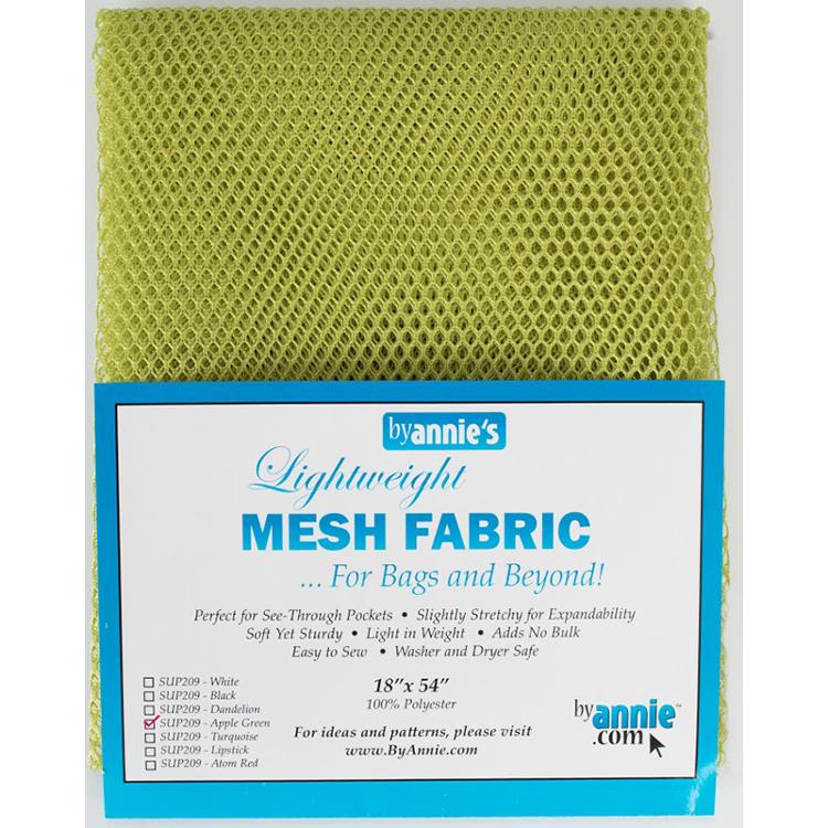 Mesh Fabric 18"x54" Apple Green SUP209 APPLEGREEN By Annie#1