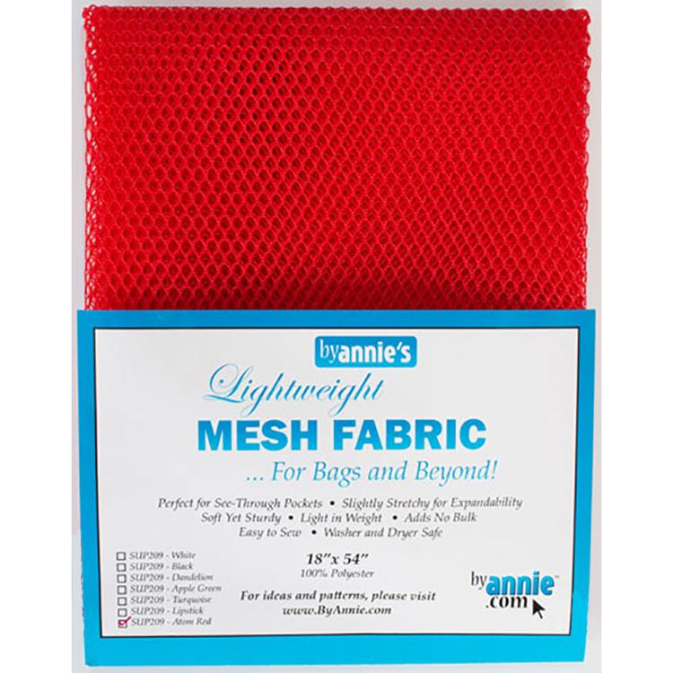 Mesh Fabric 18"x54" Atom Red SUP209 ATOMRED By Annie#1