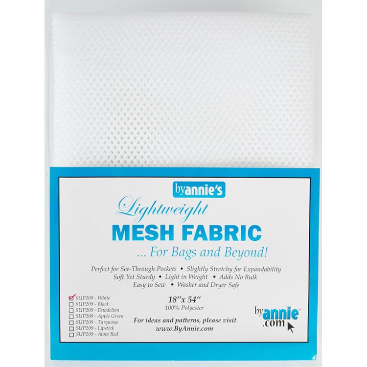 Mesh Fabric 18"x54" White SUP209 WHITE By Annie#1