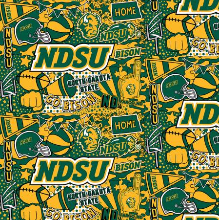 NDSU Bison Pop Art Cotton