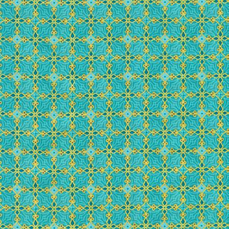Star of Wonder Turquoise Geometric Pattern