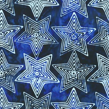 Liberty 2 Batik Stars Blue