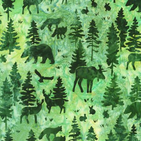 Woodland Wonders Batik Forest Leaf