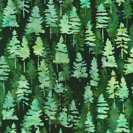 Woodland Wonders Batik Trees Hunter
