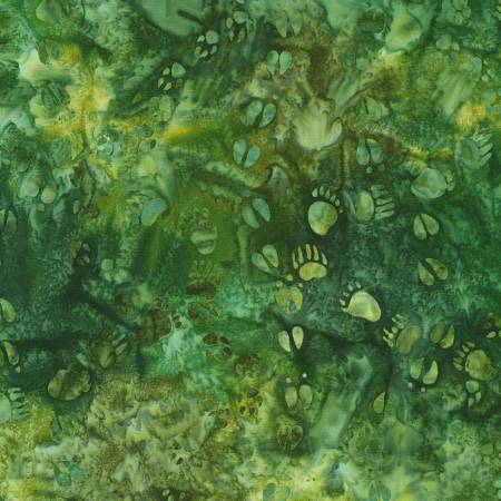 Woodland Wonders Batik Paw Prints Adventure