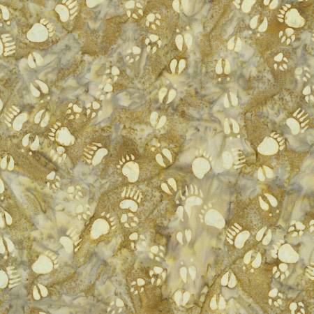 Woodland Wonders Batik Paw Prints Ginger
