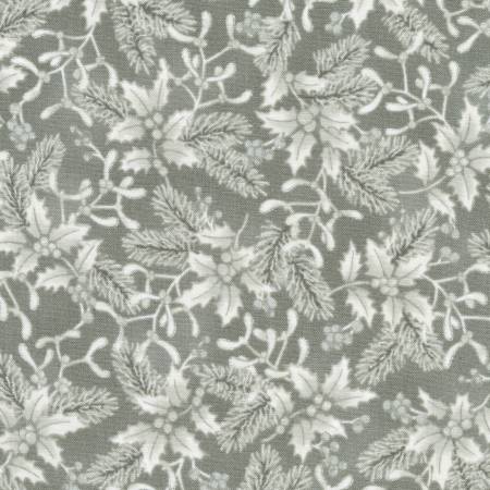 Holiday Flourish Sprigs Pewter w/Metallic