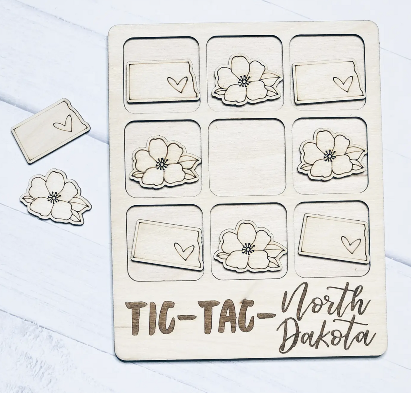 North Dakota Tic-Tac-Toe Game