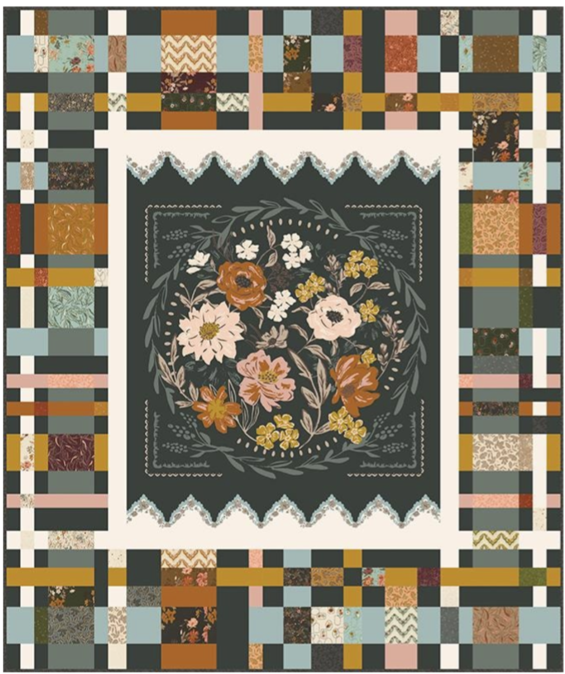 Gleaned Quilt Kit 60" x 71.5"
