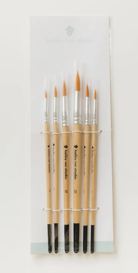 Roundtip Watercolor Brush Set 6pc