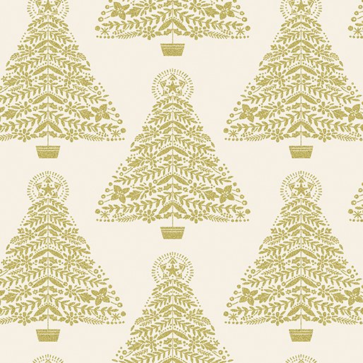 Holiday Sparkle Cream Trees