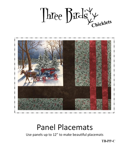Panel Placemats Pattern