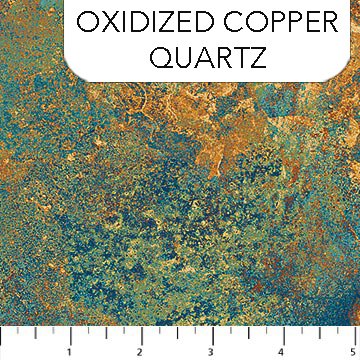 Prehistoric World Rust/Blue Tonal