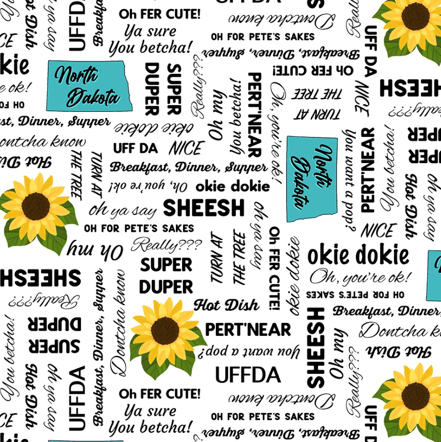 QATD 2023 Word Print MINKY 60"
