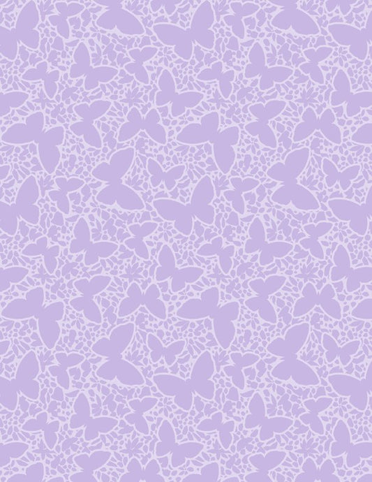 Winged Whisper Purple Tonal Butterflies