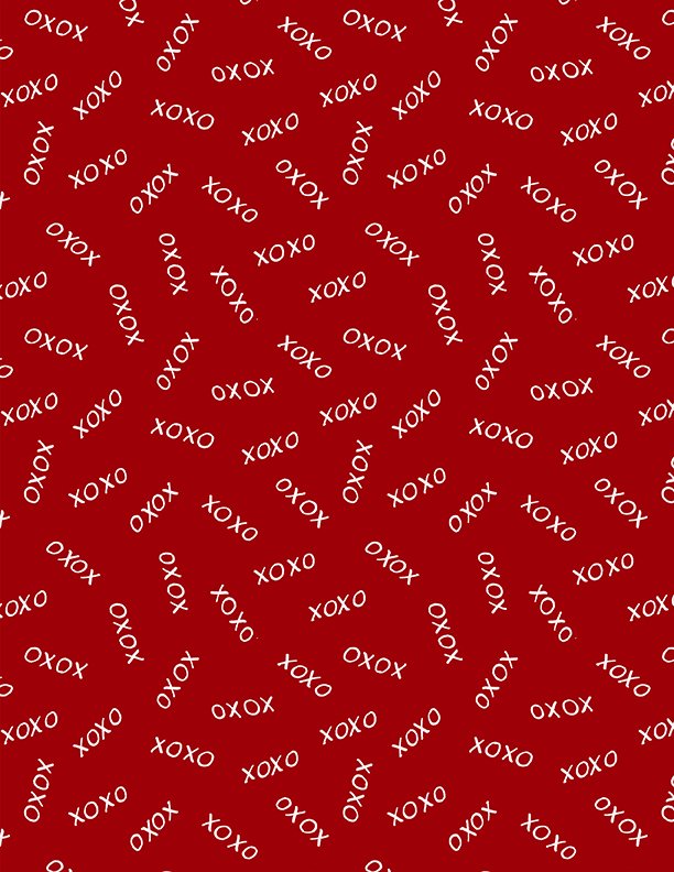 Happy Hearts Red XOXO