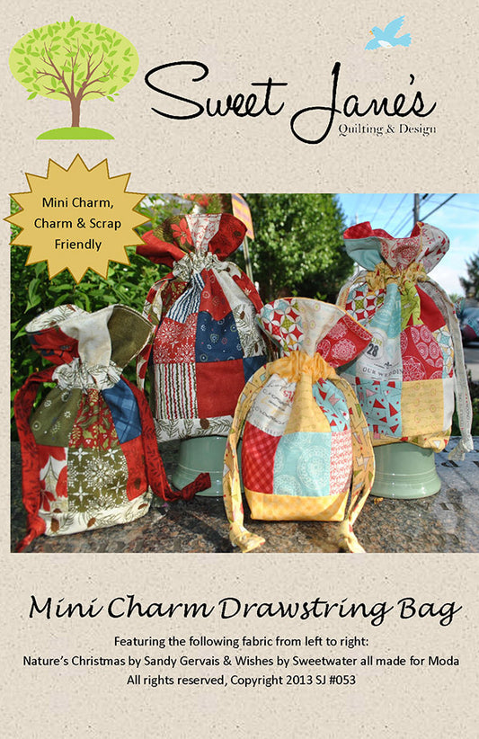 Mini Charm Drawstring Bag
