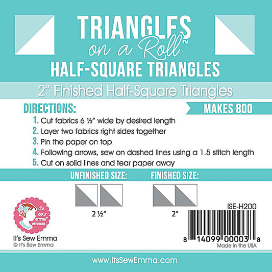 Triangle On A Roll Half Sq 2