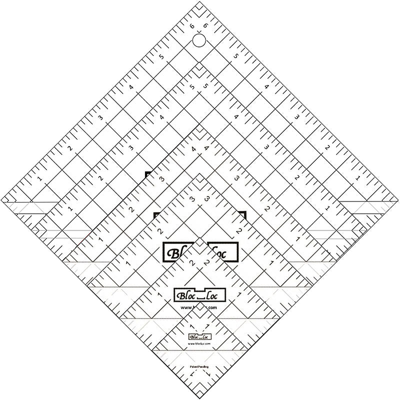 Bloc-Loc Half Square Triangle Ruler Set 1