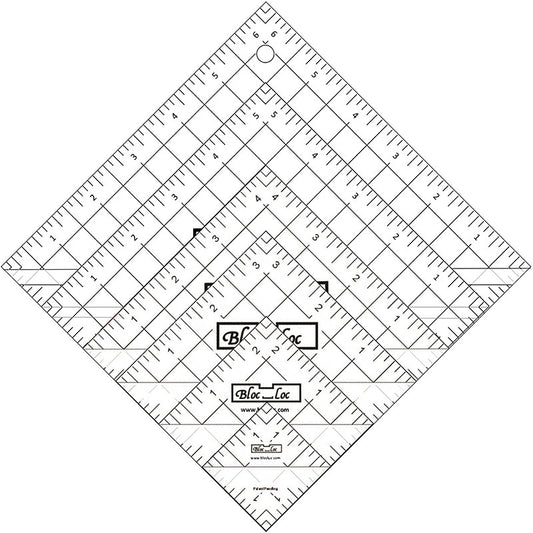 Bloc-Loc Half Square Triangle Ruler Set 1