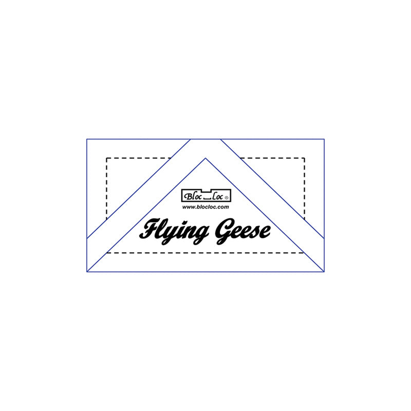 Bloc-Loc Flying Geese Ruler 1 1/4x2 1/2
