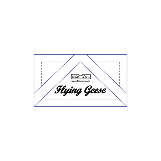 Bloc-Loc Flying Geese Ruler 1 1/4x2 1/2