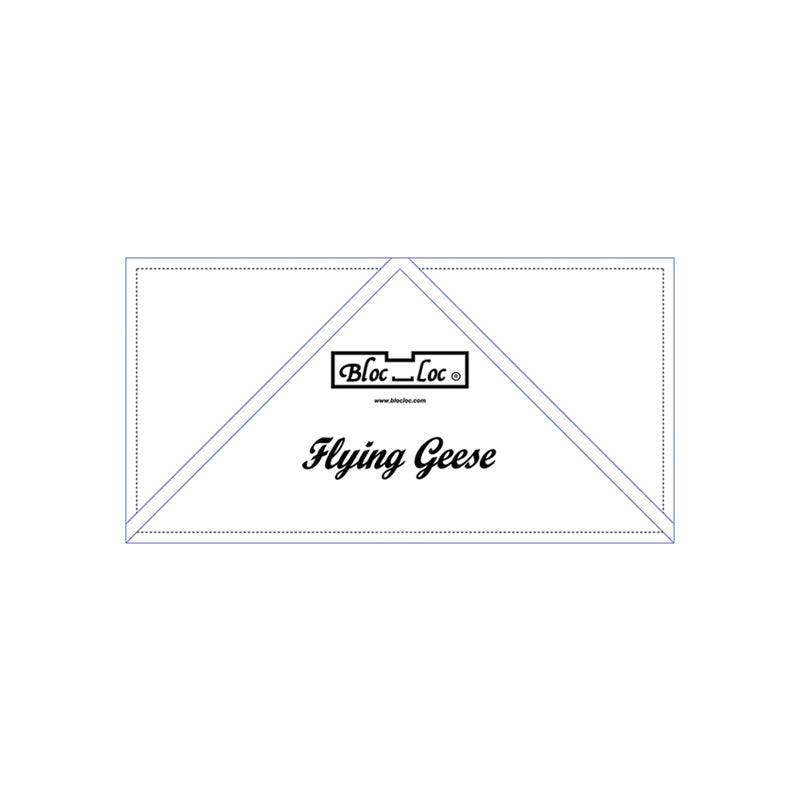 Bloc-Loc Flying Geese Ruler 2 1/2 x 5
