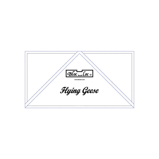Bloc-Loc Flying Geese Ruler 2 1/2 x 5