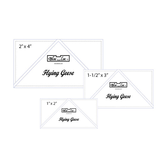 Bloc-Loc Flying Geese Ruler Set 6