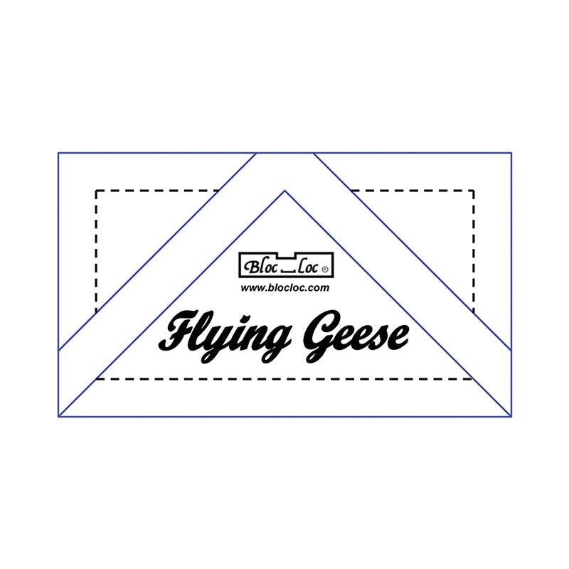 Bloc-Loc Flying Geese Ruler 1 3/4x3 1/2