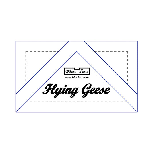 Bloc-Loc Flying Geese Ruler 1 3/4x3 1/2
