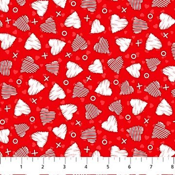 Lovey Dovey Red Hearts