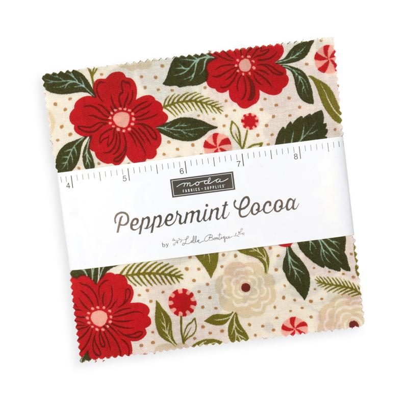 Peppermint Cocoa Charm Pack 5280PP Moda Precuts#1