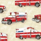 Emergency! Fire Trucks on Cream