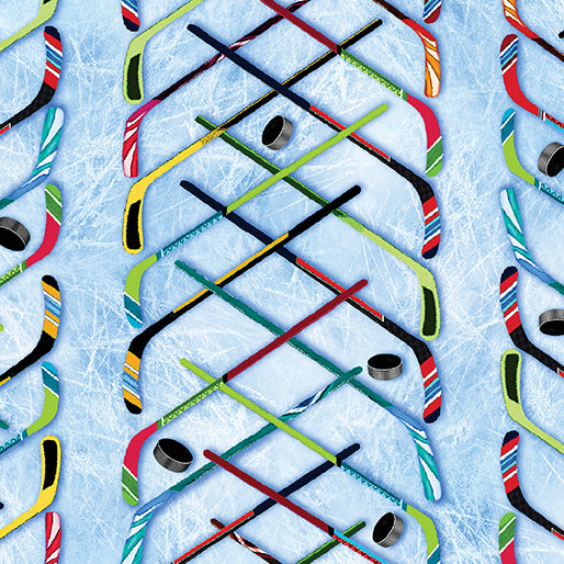 Hockey Stick Chevron Lightblue