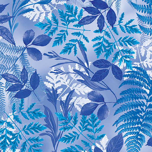 Fern Fantasy Blue 108"