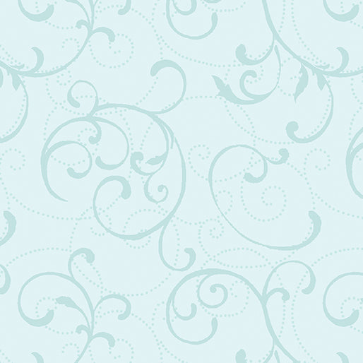 Dot & Flow Scroll Light Turq.