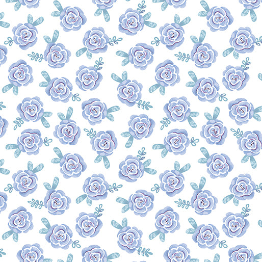 Dreamers Roses Blue/White