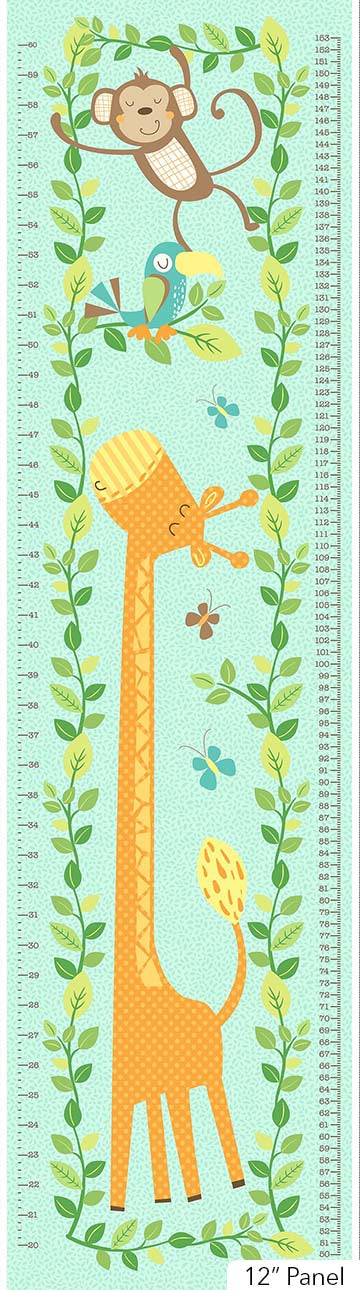 Jungle Friends Growth Chart