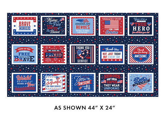 True Hero Boxes Navy 24" x 42"