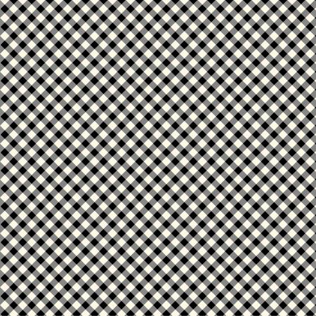 Cream/Black Farmouse Gingham Christmas