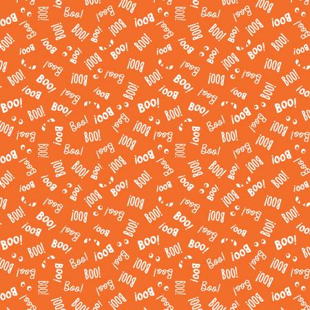 Black & Boo Orange Say Boo Glows in the Dark