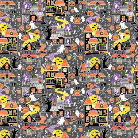 Black & Boo Gray Trick or Treat Glows in the Dark